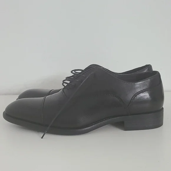 Nordstrom black leather oxford - Picture 3 of 6